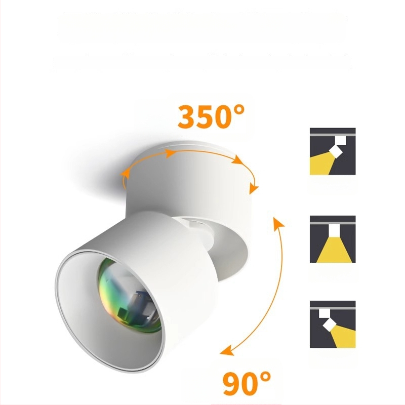 Sunset LED zabudované svetlo do chodby a obývačky – 220V, hliníkové puzdro, CRI 80–89, steny vypínač, moderný minimalistický štýl, neinteligentné ovládanie