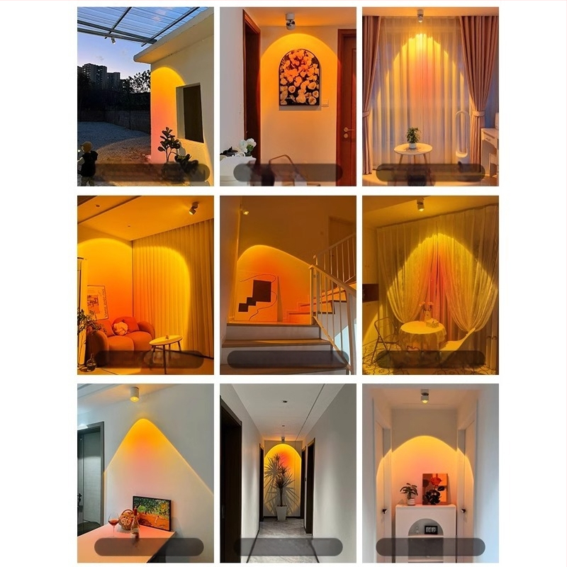Sunset LED zabudované svetlo do chodby a obývačky – 220V, hliníkové puzdro, CRI 80–89, steny vypínač, moderný minimalistický štýl, neinteligentné ovládanie