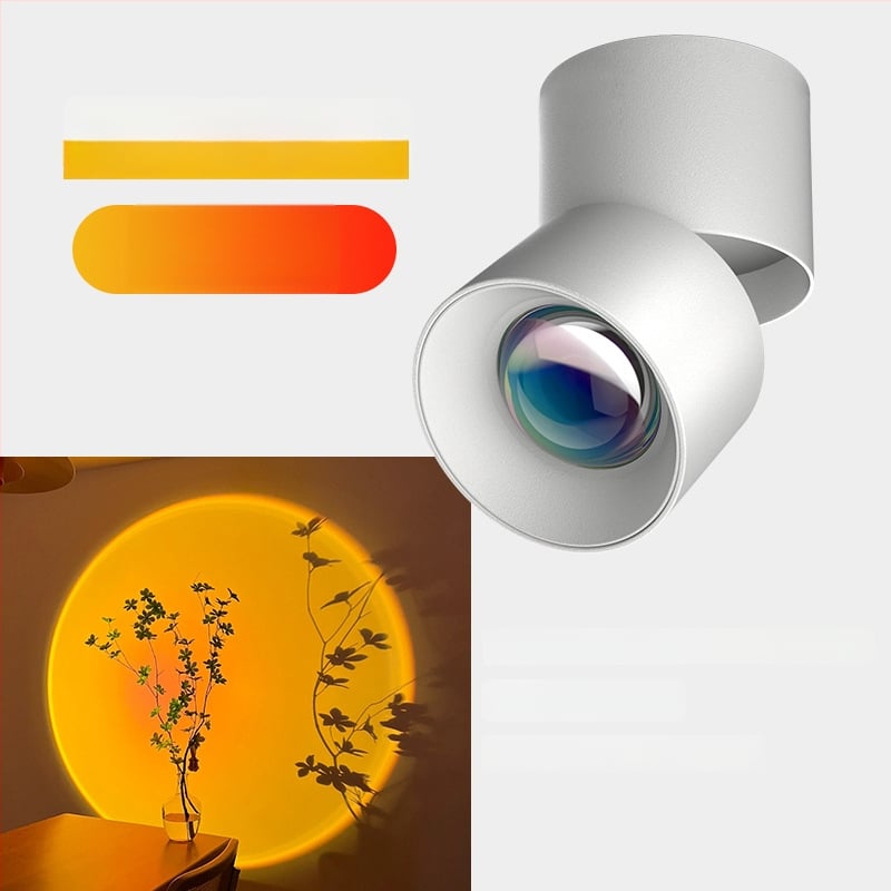 Sunset LED zabudované svetlo do chodby a obývačky – 220V, hliníkové puzdro, CRI 80–89, steny vypínač, moderný minimalistický štýl, neinteligentné ovládanie