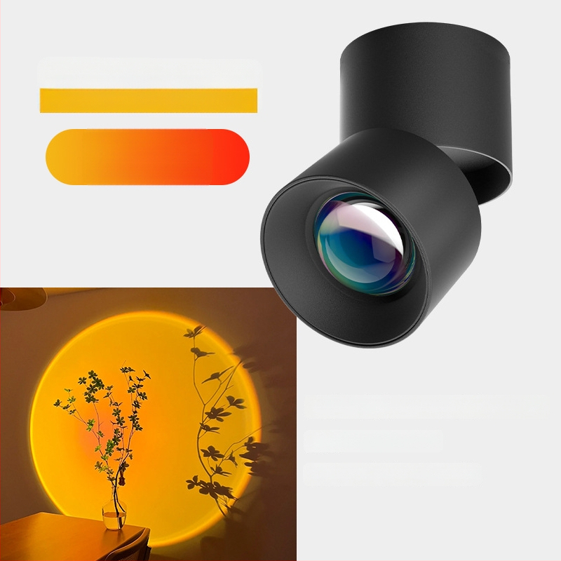 Sunset LED zabudované svetlo do chodby a obývačky – 220V, hliníkové puzdro, CRI 80–89, steny vypínač, moderný minimalistický štýl, neinteligentné ovládanie