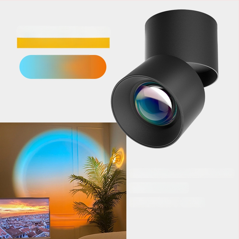 Sunset LED zabudované svetlo do chodby a obývačky – 220V, hliníkové puzdro, CRI 80–89, steny vypínač, moderný minimalistický štýl, neinteligentné ovládanie