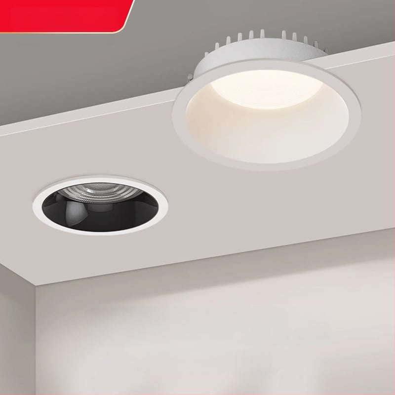 LED downlight s plným spektrom – CRI ≥90, 220V, skrytá montáž