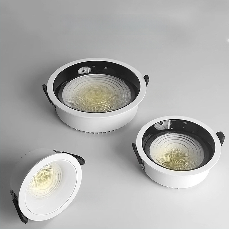 LED downlight s plným spektrom – CRI ≥90, 220V, skrytá montáž