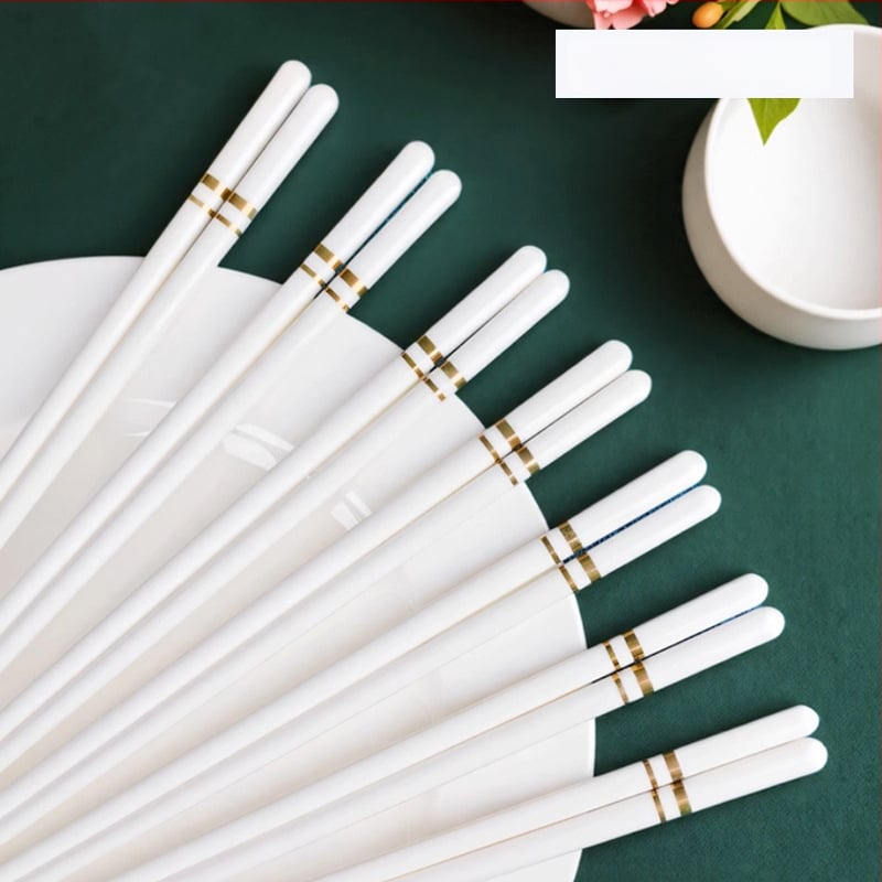 Keramické jedálenské paličky, značka Tao Xing Tian Xia, moderný minimalistický štýl, kvetinový vzor, prémiová trieda