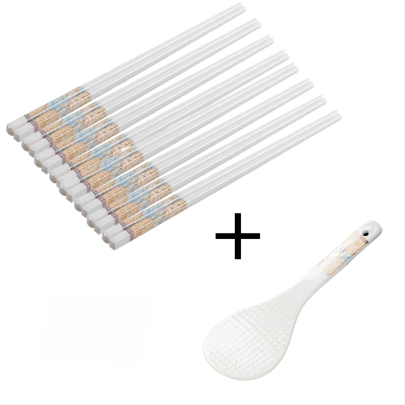 Keraminės valgymo lazdelės, Tao Xing Tian Xia prekės ženklas, šiuolaikiškas minimalistinis stilius, gėlių raštas, premium klasė