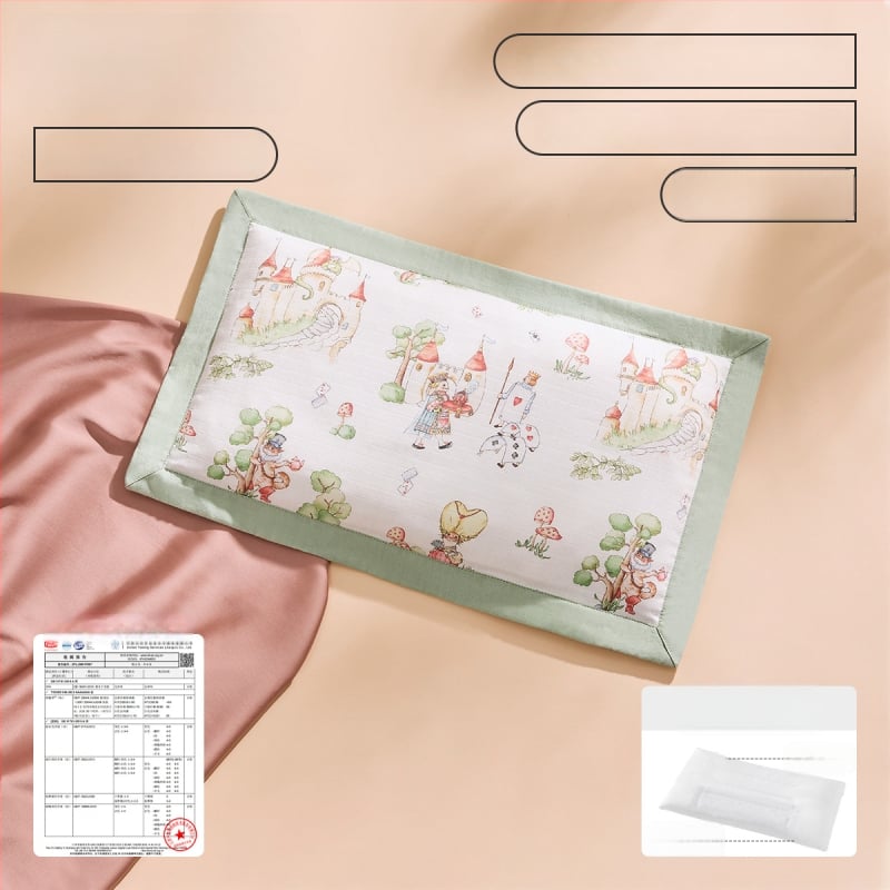 Joyncleon Jingqi Bērnu vissezonu spilvens – 100% kokvilna, karikatūru stilā, drošības klase A, piemērots zīdaiņiem un maziem bērniem, vasaras iznākums 2025