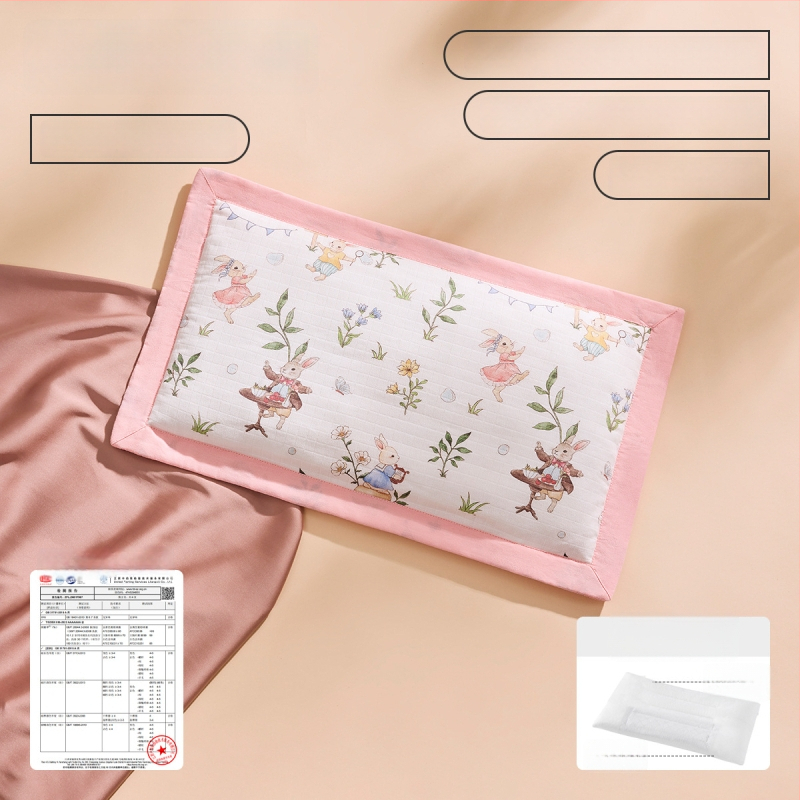 Joyncleon Jingqi Bērnu vissezonu spilvens – 100% kokvilna, karikatūru stilā, drošības klase A, piemērots zīdaiņiem un maziem bērniem, vasaras iznākums 2025