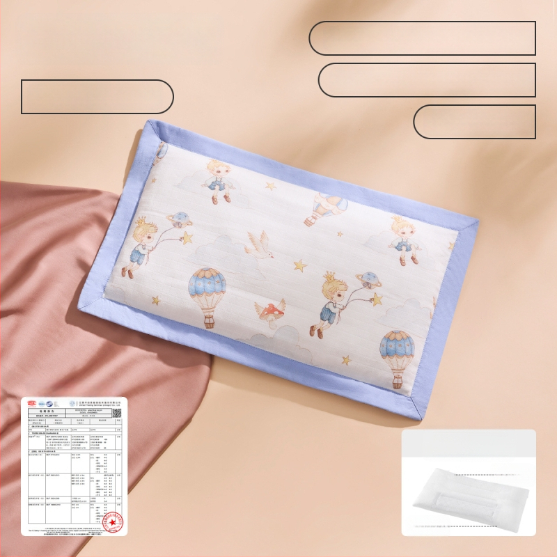 Joyncleon Jingqi Bērnu vissezonu spilvens – 100% kokvilna, karikatūru stilā, drošības klase A, piemērots zīdaiņiem un maziem bērniem, vasaras iznākums 2025