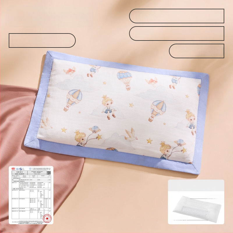 Joyncleon Jingqi Bērnu vissezonu spilvens – 100% kokvilna, karikatūru stilā, drošības klase A, piemērots zīdaiņiem un maziem bērniem, vasaras iznākums 2025