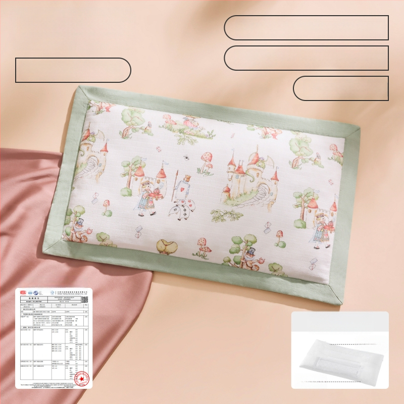 Joyncleon Jingqi Bērnu vissezonu spilvens – 100% kokvilna, karikatūru stilā, drošības klase A, piemērots zīdaiņiem un maziem bērniem, vasaras iznākums 2025