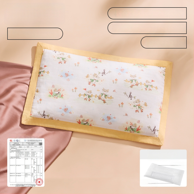 Joyncleon Jingqi Bērnu vissezonu spilvens – 100% kokvilna, karikatūru stilā, drošības klase A, piemērots zīdaiņiem un maziem bērniem, vasaras iznākums 2025