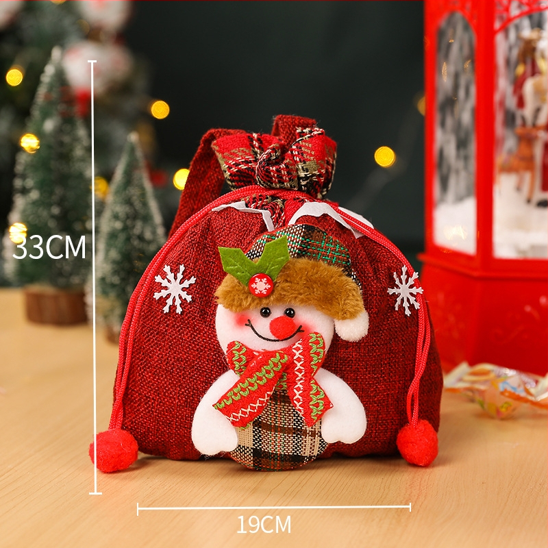 Veluurist jõulukingituste kinkekott, bränd Xifu, tootekood sdjpgd, mõeldud jõulude jaoks.