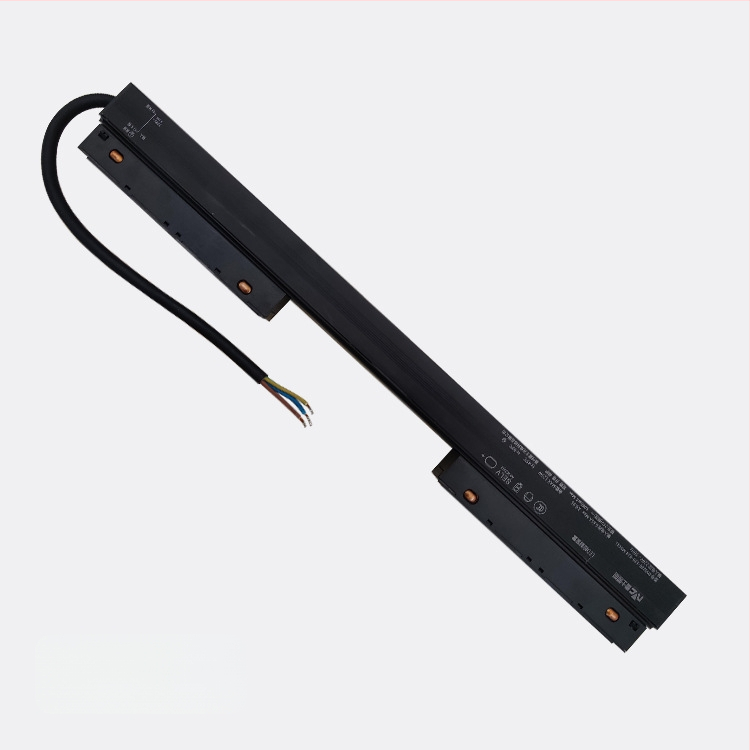 Μαγνητικό φωτιστικό γραμμής με ενσωματωμένο LED προβολέα, 24V, αλουμινένιο περίβλημα, CRI ≥90