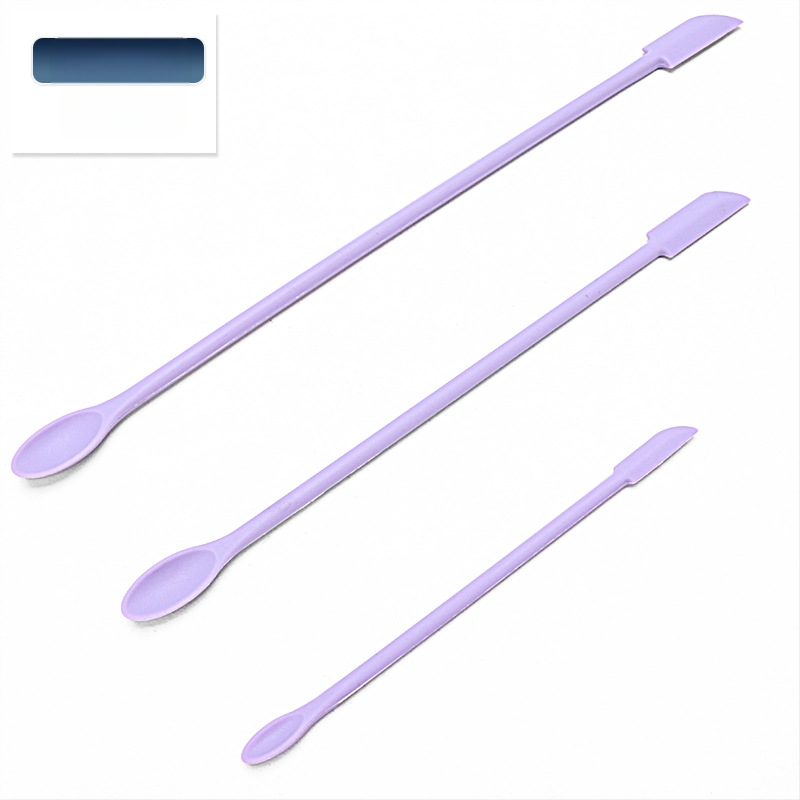 Mini silikónový set špachtiel na pečenie s ostrými špičkami, obsahuje špachtľu na fľašu a lyžičku na džem, 3 kusy — silikón, Kenna, 2018