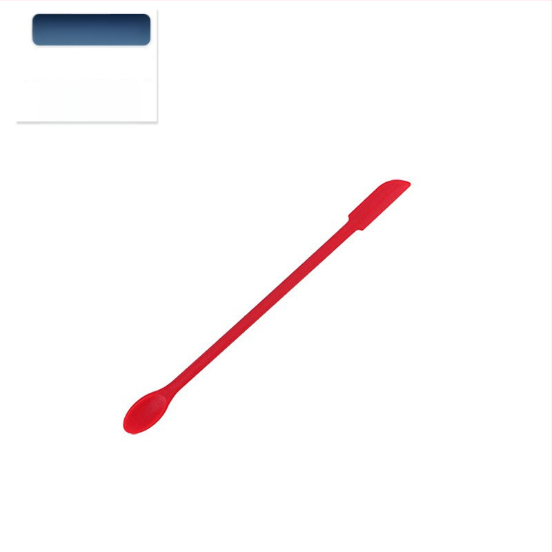 Mini silikónový set špachtiel na pečenie s ostrými špičkami, obsahuje špachtľu na fľašu a lyžičku na džem, 3 kusy — silikón, Kenna, 2018