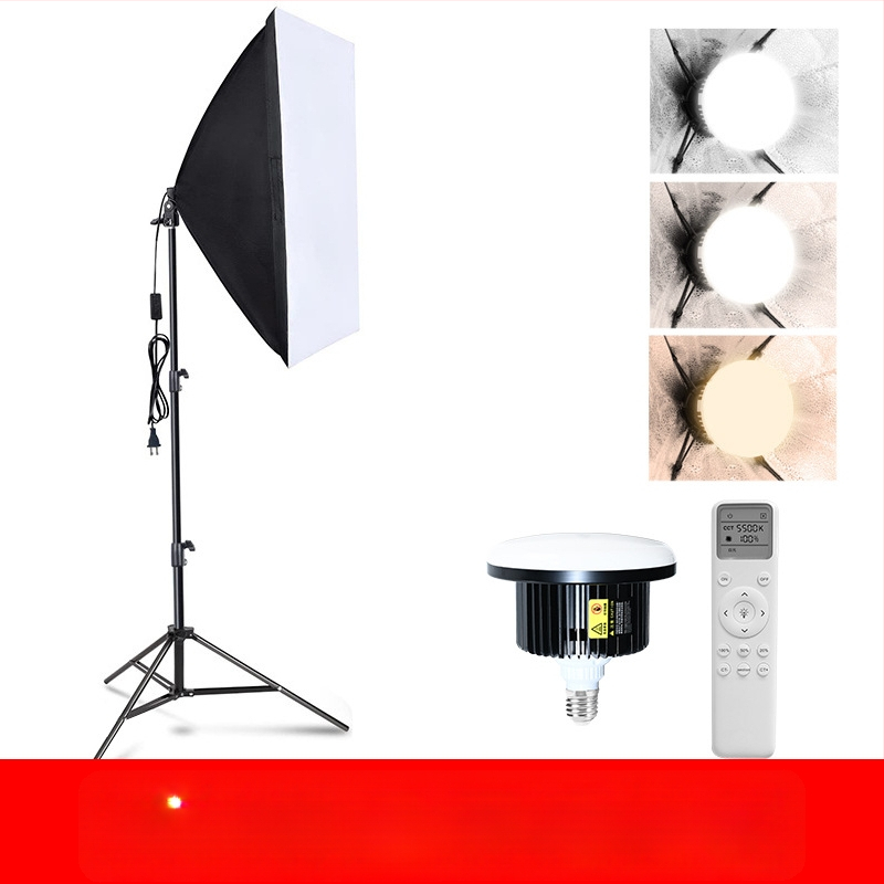 Profesionalus LED grybų lemputė fotografavimui su nuotolinio valdymo – ryškumas reguliuojamas, spalvų temperatūra reguliuojama, tinka tiesioginėms transliacijoms ir fotografavimui