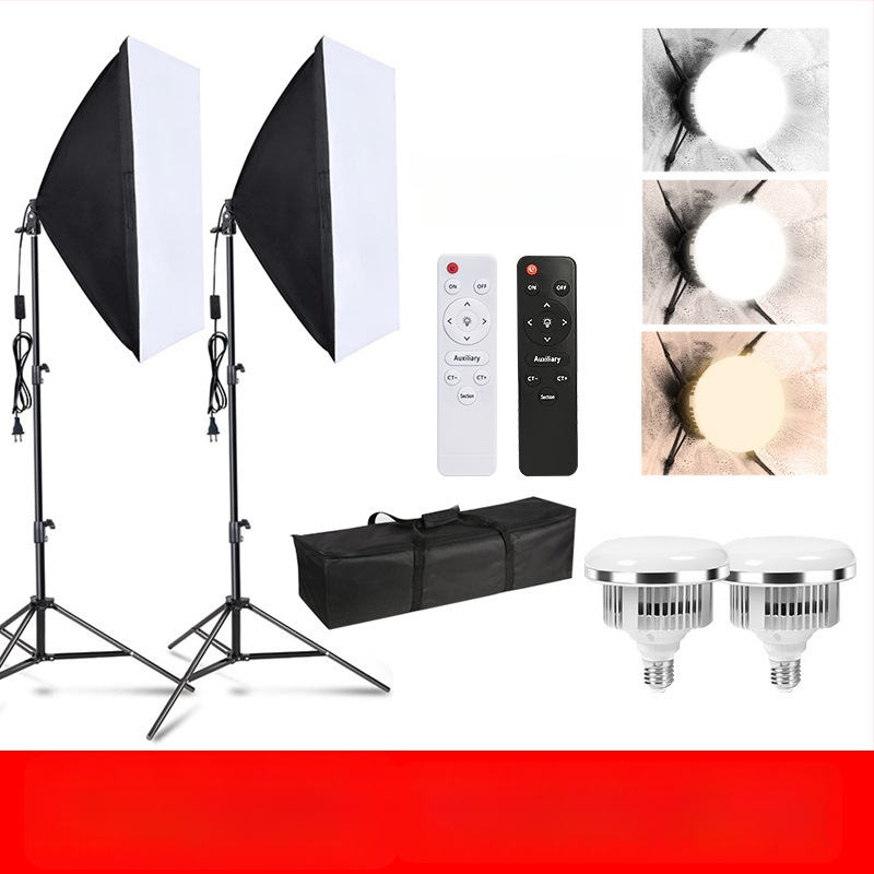 Profesionalus LED grybų lemputė fotografavimui su nuotolinio valdymo – ryškumas reguliuojamas, spalvų temperatūra reguliuojama, tinka tiesioginėms transliacijoms ir fotografavimui