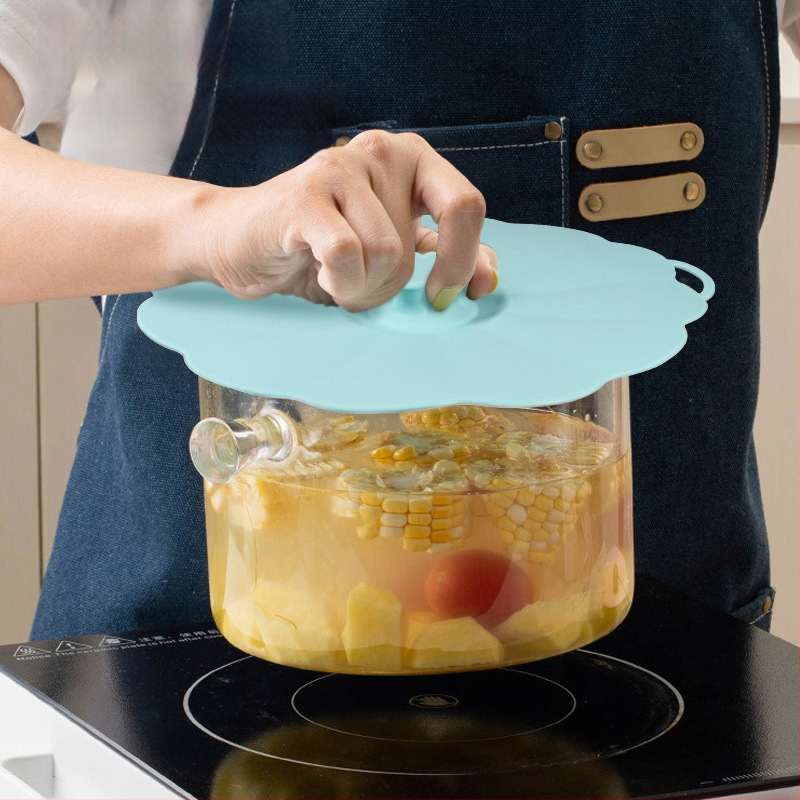 SHY Silikónové krytky čerstvosti, 5-dielna súprava, Silikónové veko s vákuovým uzáverom, moderný minimalistický štýl