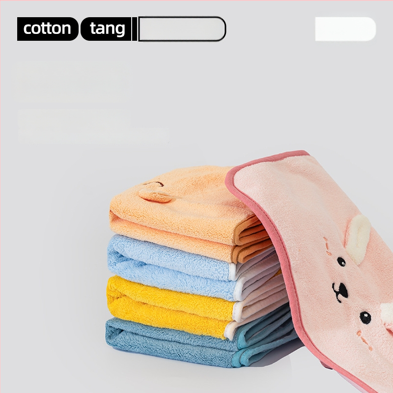 Detský bryndák a uterák na tvár, cartoon vzor, nepremokavý a odolný voči špine, korálový flis, polyester