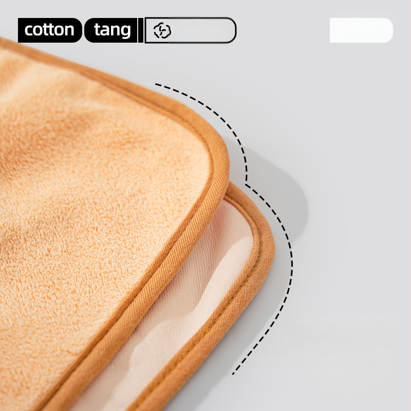 Detský bryndák a uterák na tvár, cartoon vzor, nepremokavý a odolný voči špine, korálový flis, polyester