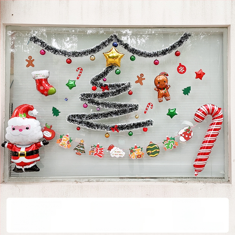 Vianočná dekorácia: girlanda z ratanu s strapcami a čipkou na okno (6fSTaTK4; Materiály: ratan, textil, ďalšie; Značka: Hangzhou Fuyang Trading Firm; Vhodné na Vianoce)