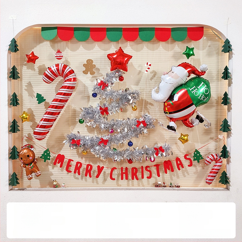 Vianočná dekorácia: girlanda z ratanu s strapcami a čipkou na okno (6fSTaTK4; Materiály: ratan, textil, ďalšie; Značka: Hangzhou Fuyang Trading Firm; Vhodné na Vianoce)