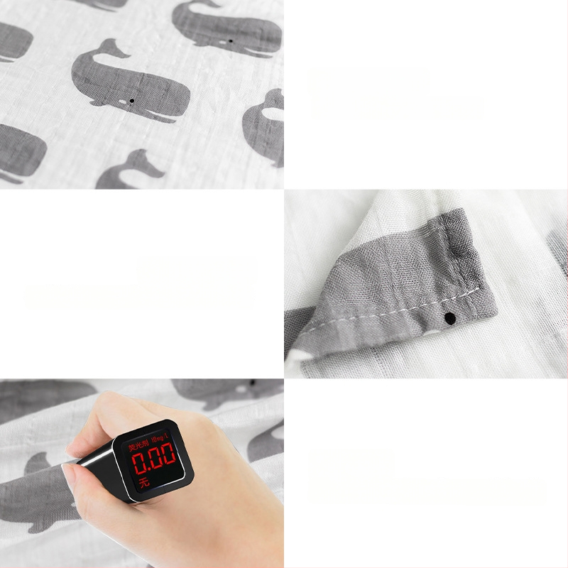 Detský bryndák z bavlnenej gázy – vzor zvieraťa, pre vek 0–3 rokov, proti zašpineniu