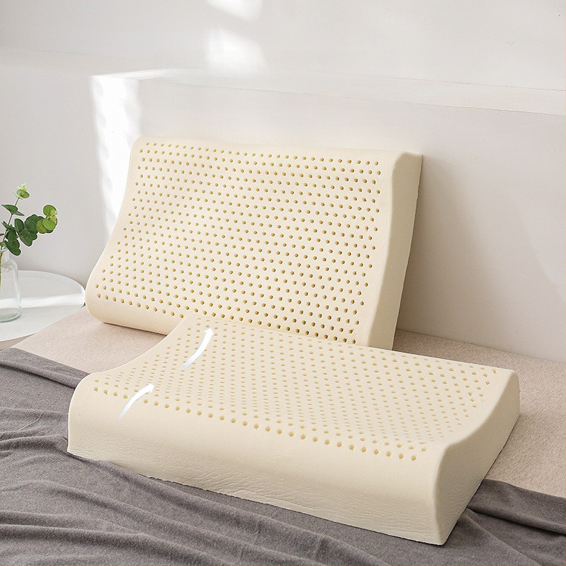 BaoShiKang Prírodný latexový vankúš, obdĺžnikový tvar, 1–2 kg, obsah latexu >90%
