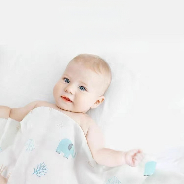 Zavinovacia osuška z bambusových vlákien (74% bambus, 26% bavlna), leto, pre dojčatá a malé deti, vzory: zvieratá, kreslené postavičky, kvety