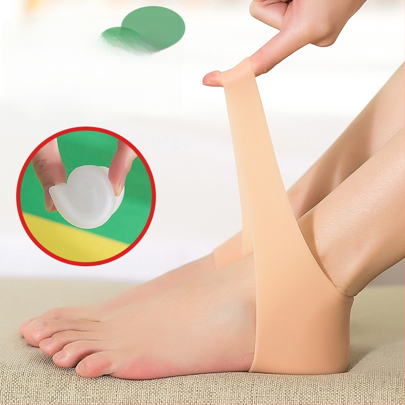 Silikónový ochranný kryt na päte s krémom na nohy | Materiál SBES | Celoročné použitie