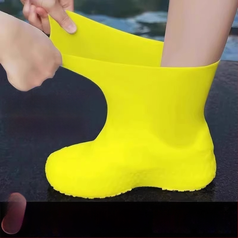 Návleky na topánky, opakovane použiteľné, vodeodolné, protišmykové, zo silikónu, unisex