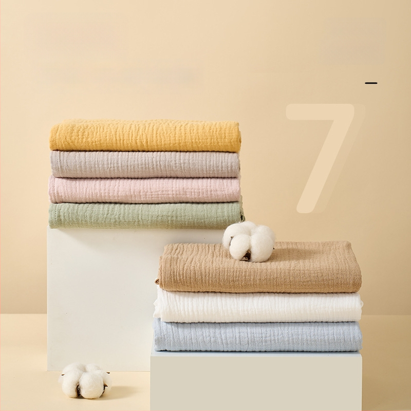 Бебешка двойнослойна марля кърпа, чист памук, тегло 100-200 g, за всички сезони, персонализирана обработка