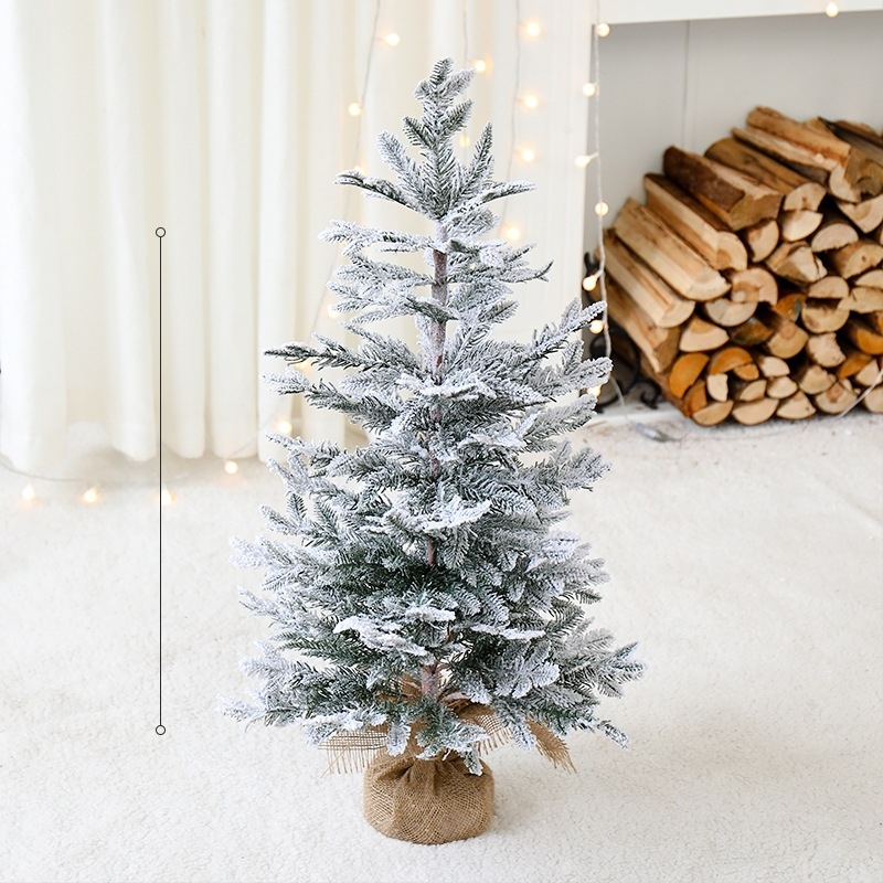 Stolný vianočný stromček s vločkami snehu, borový dizajn, Yue Xiaoyi, model SD=XSXH-E, určený na stojan na podlahe