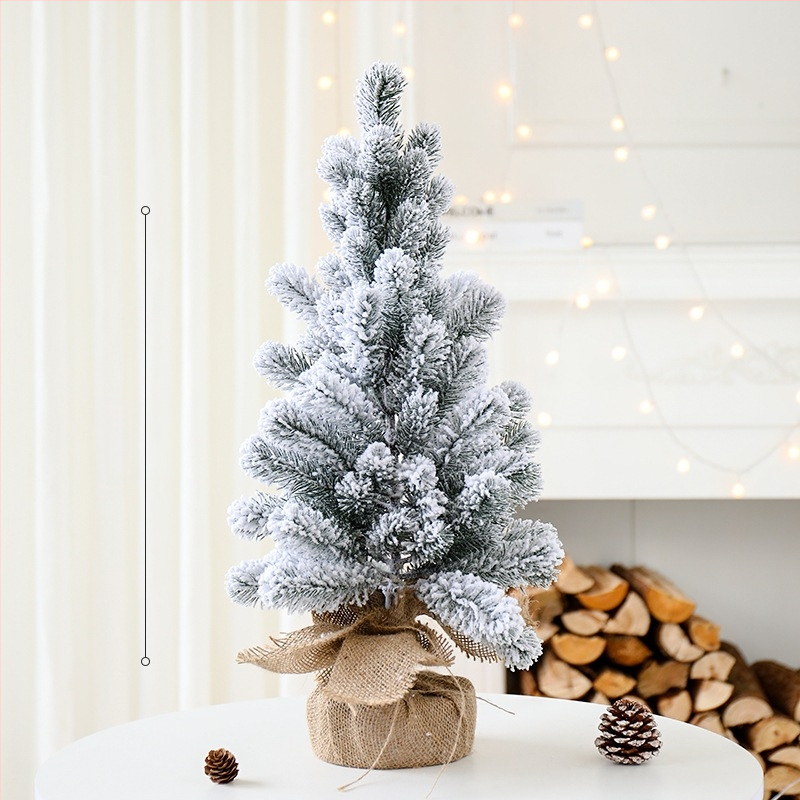 Stolný vianočný stromček s vločkami snehu, borový dizajn, Yue Xiaoyi, model SD=XSXH-E, určený na stojan na podlahe