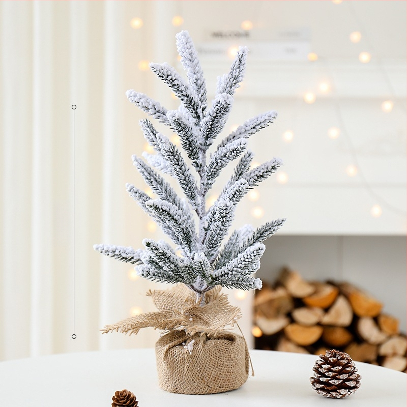 Stolný vianočný stromček s vločkami snehu, borový dizajn, Yue Xiaoyi, model SD=XSXH-E, určený na stojan na podlahe