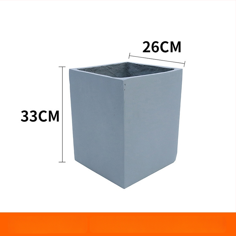 Vnútorná krajinná dekorácia: betónový kvetináč, nordický štýl, podlahový typ, vhodné pre kancelárie, hotely a domáce bývanie