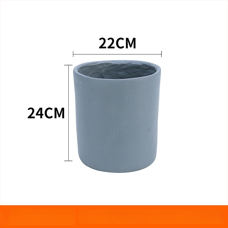 Vnútorná krajinná dekorácia: betónový kvetináč, nordický štýl, podlahový typ, vhodné pre kancelárie, hotely a domáce bývanie