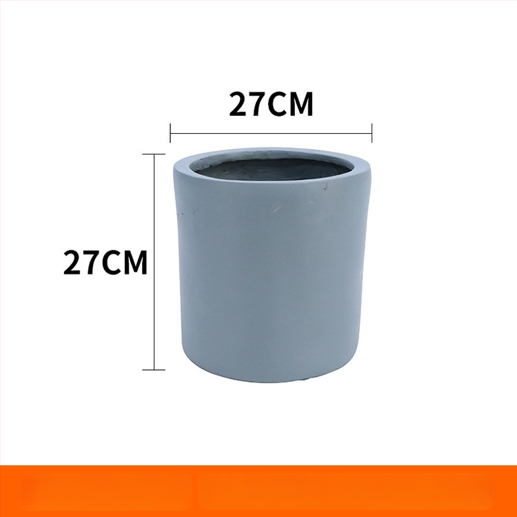 Vnútorná krajinná dekorácia: betónový kvetináč, nordický štýl, podlahový typ, vhodné pre kancelárie, hotely a domáce bývanie