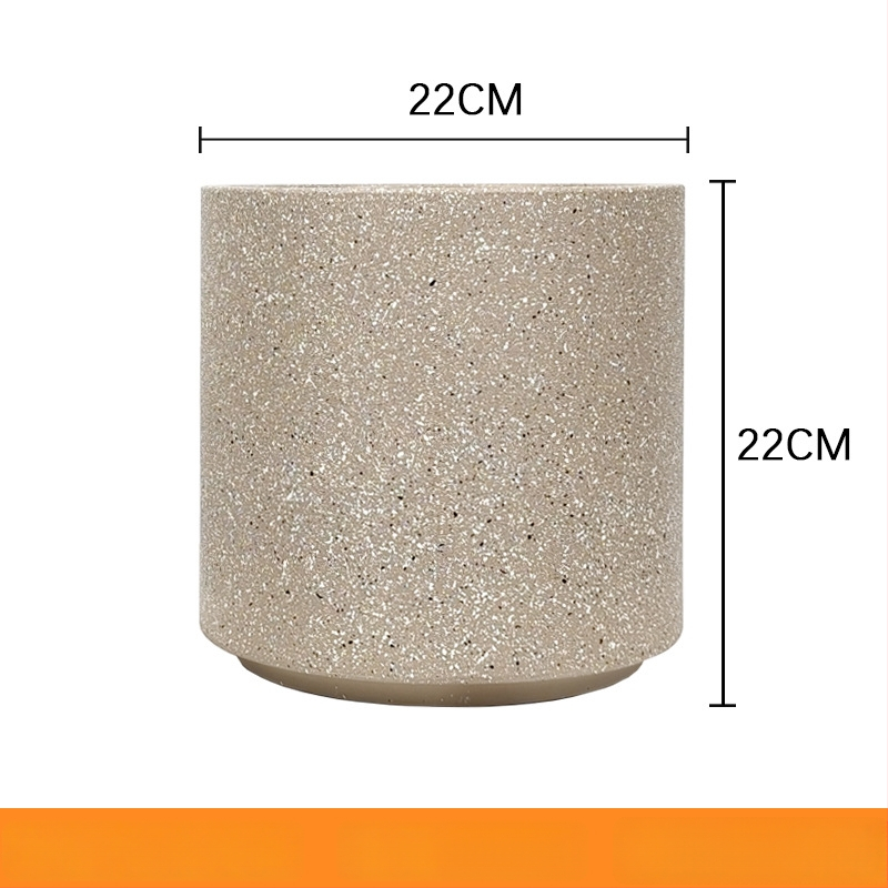 Vnútorná krajinná dekorácia: betónový kvetináč, nordický štýl, podlahový typ, vhodné pre kancelárie, hotely a domáce bývanie