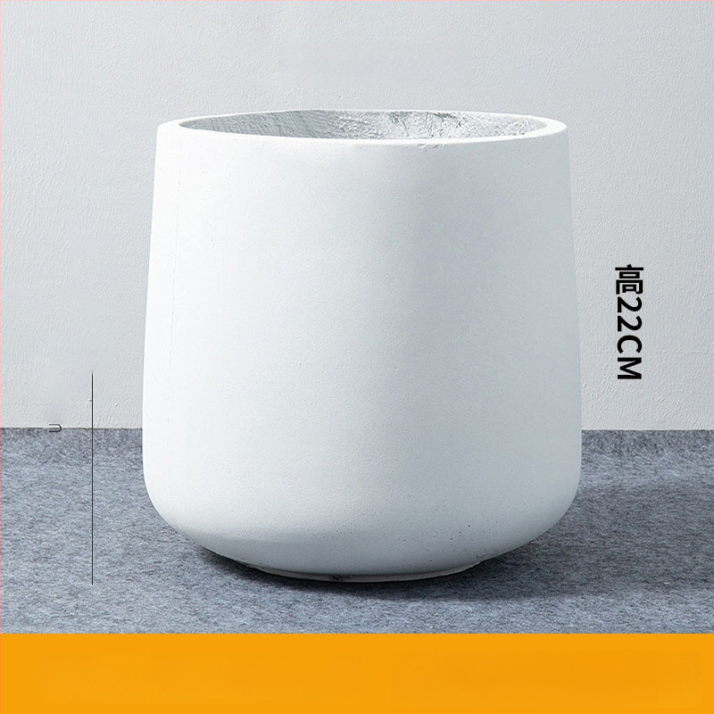 Vnútorná krajinná dekorácia: betónový kvetináč, nordický štýl, podlahový typ, vhodné pre kancelárie, hotely a domáce bývanie