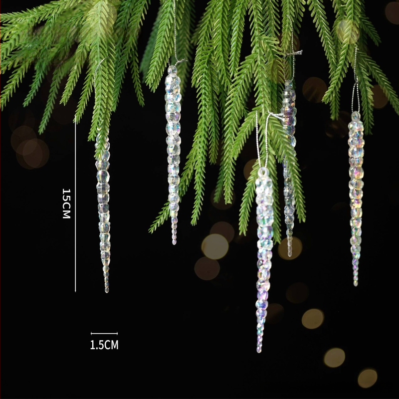 Akrylový visiaci ozdobný prvok – Vianočný štýl, na Vianoce, značka Miman