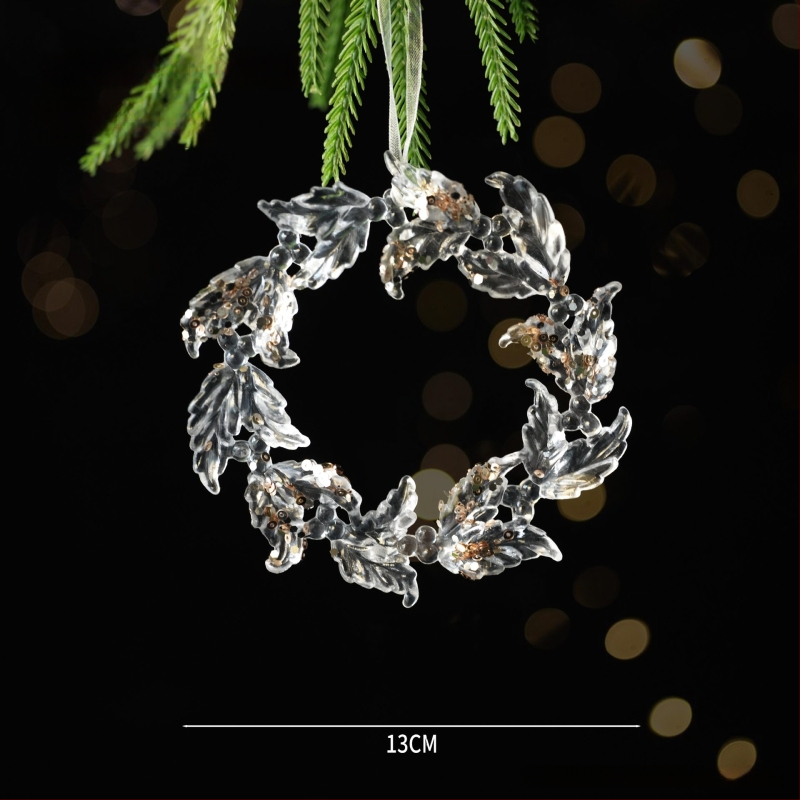 Akrylový visiaci ozdobný prvok – Vianočný štýl, na Vianoce, značka Miman