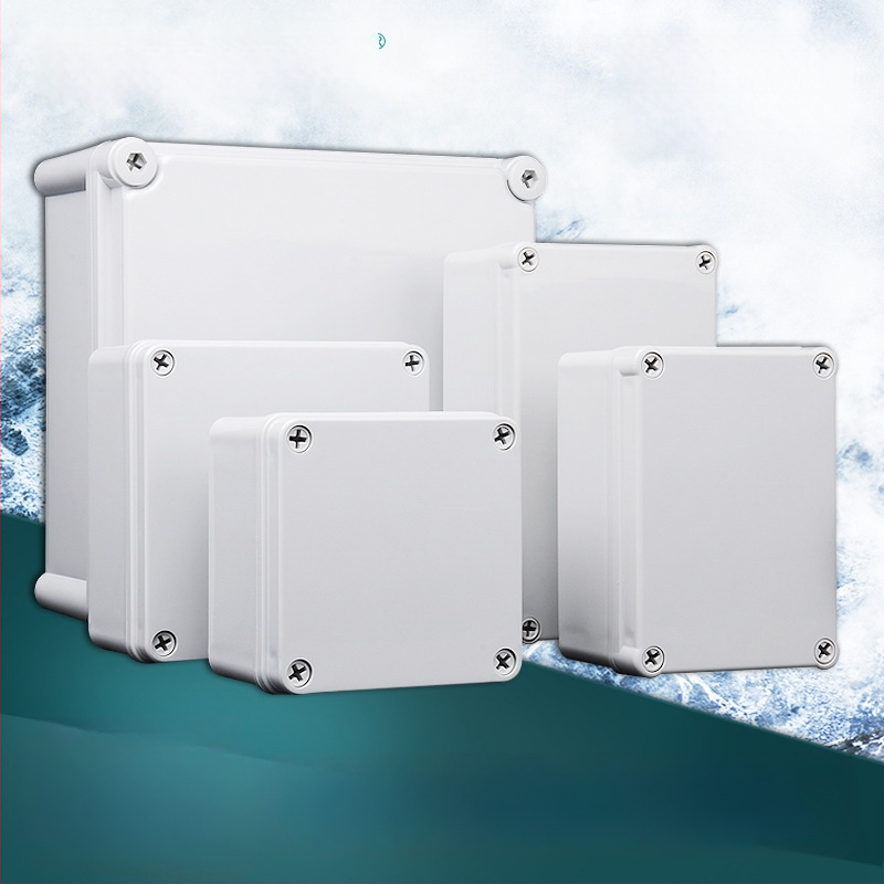 Ethan plastikinė vandeniui atspari jungčių dėžutė — universalus korpusas instrumentams, mechaninei įrangai ir įrangai, lauko laidams