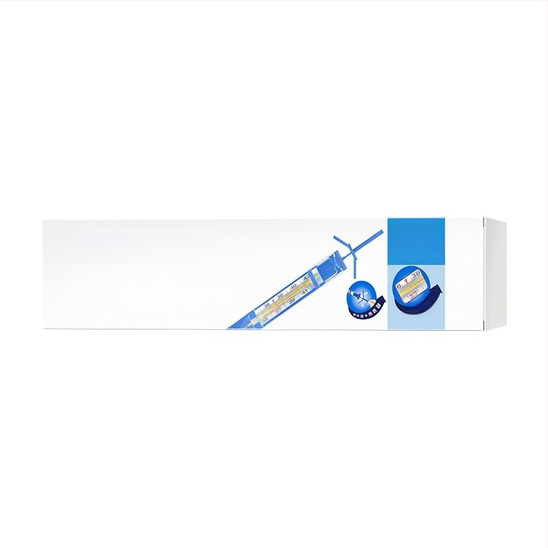 Стъклен термометър без живак – под мишницата, голям диапазон, за домашна употреба