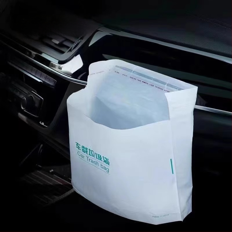 Qiwang Auto atkritumu soma — pašstāvošs dizains, paredzēta uz vadības paneļa, ūdensizturīgs plastmasas uzglabāšanas maisiņš