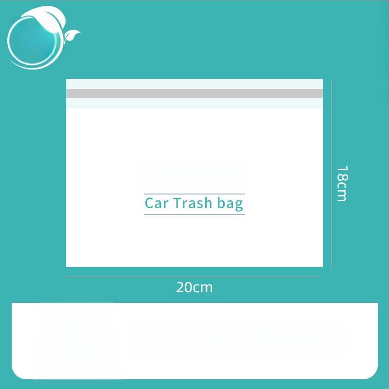 Qiwang Auto atkritumu soma — pašstāvošs dizains, paredzēta uz vadības paneļa, ūdensizturīgs plastmasas uzglabāšanas maisiņš