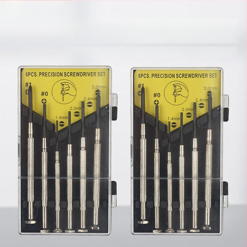 Xinton sada skrutkovačov na hodinky – mini presné skrutkovače na opravu hodiniek a okuliarov, CRV materiál, určené na opravy a telekomunikačná údržba