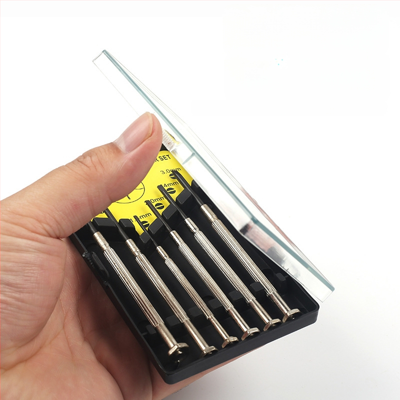 Xinton sada skrutkovačov na hodinky – mini presné skrutkovače na opravu hodiniek a okuliarov, CRV materiál, určené na opravy a telekomunikačná údržba