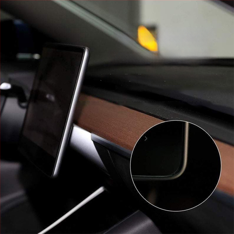 Tempered filmová ochrana pre Tesla Model 3 – displej centrálnej konzoly a zadnej časti; proti odtlačkom prstov, olejovo odolná