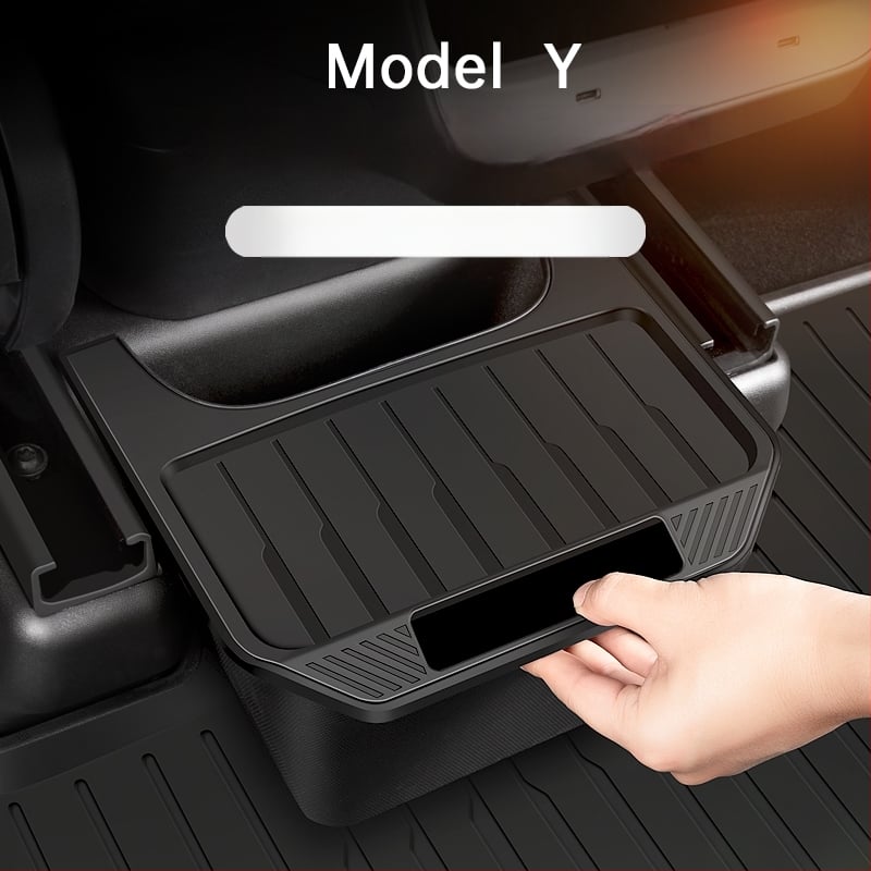 Tesla Model Y задно отделение за съхранение с дръжка - материал TPE